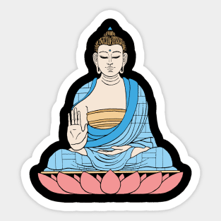 Colorful Buddha Sticker